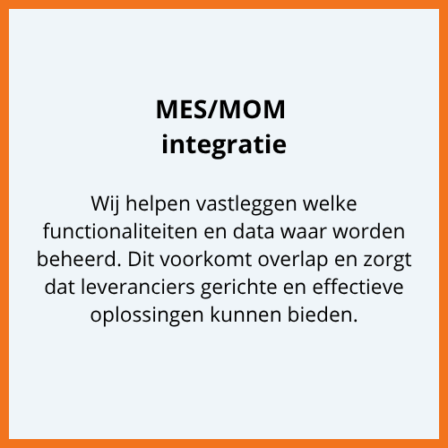 MES MOM Integratie