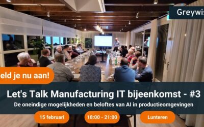 Let’s talk Manufacturing IT – deel 3
