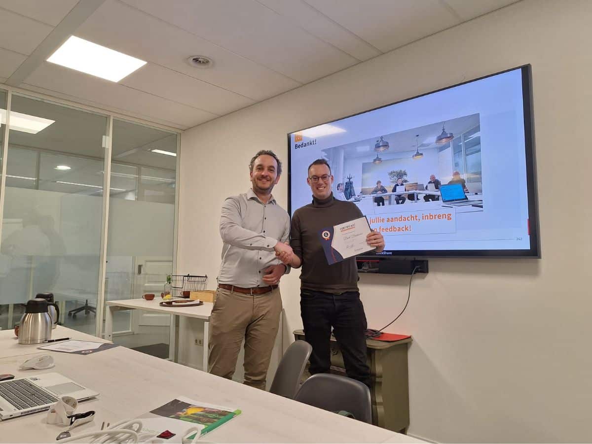 MES Training Certificaat